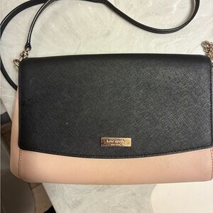 Kate Spade Black and Blush Crossbody Bag